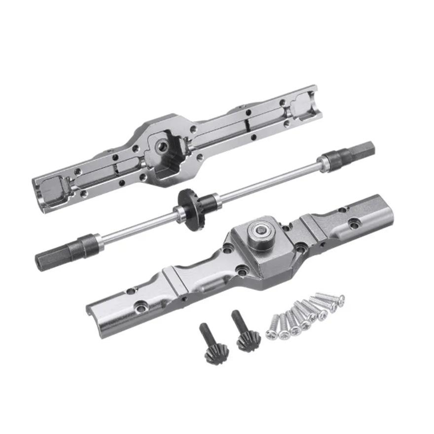 WPL Metal Front and Rear Axle Set for WPL C14 C24 C34 C44 B14 B24 1/16 RC Car Upgrades Parts Accessories