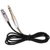 6.35mm 3.5mm To Mini XLR Interface Headphone Audio Cable for AKG Q710 K712 K240 K141 K271