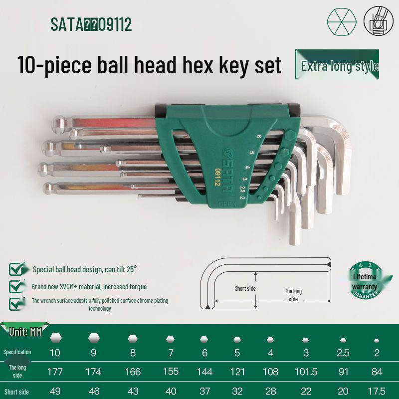 Hexagon Torx Wrench and Screwdriver Set