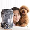 Jeansweste, Jacke, T-Shirt, süße Welpenkleidung, bequeme, coole Kleidung für kleine Hunde
