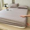 New printed single-piece fitted sheet three-piece set, washable mattress protective cover, all-inclusive mattress and pillowcase