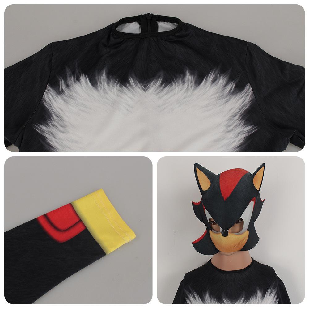 Tuta Cosplay Halloween Festa di Carnevale per Bambini Carnevale Anime Gioco Vestiti Con Maschera