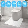 50/100Pcs U Shaped Bathroom Floor Mat Toilet Mat Anti-slip Bathroom Mats Waterproof Bath Mat Non Woven Fabric Home Decoration