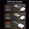 7-Port Multi-USB Fast Charging Smart Desktop Hub with Cable & Type-C Power Strip