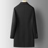 Autumn and Winter Removable Goose Down Lining Double-sided Woolen Cashmere Coat Men's Medium-length Woolen Coat Trendy Wool Coat
