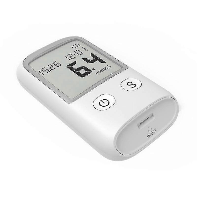 Tester di emoglobina Kit per test di emoglobina Glucometro Misura la glicemia, 50 test-Buono