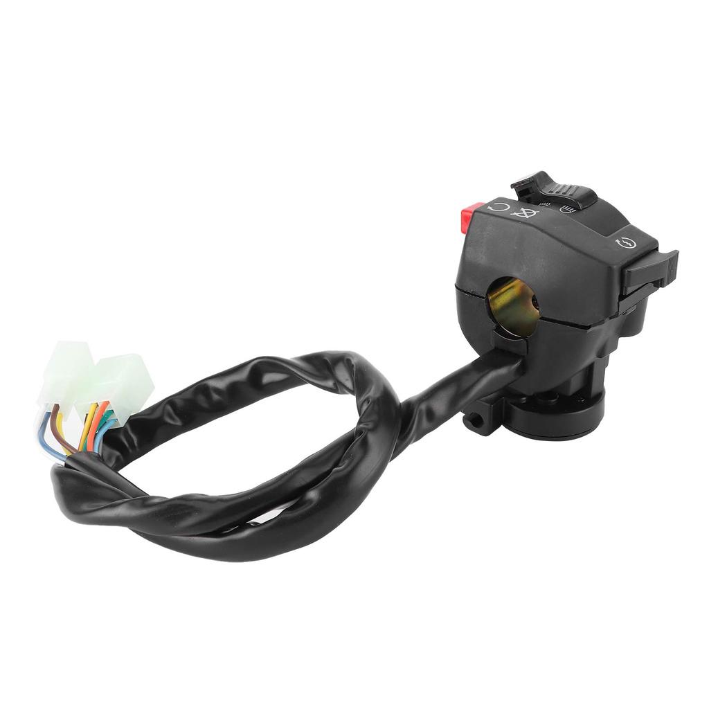 Motorcycle Handlebar Switch,ATV Handlebar Switch,22mm Handlebar Switch,9-Pin 8Wire Fits 200cc250cc Dirt Quad Bike Bike Atv