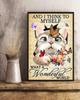 Metal Tin Sign Plaque Cat Butterfly I Think To Myself What A Wonderful World Retro Vintage Aluminum for Home Decor Room