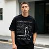 The Escape Plan Graphic T-Shirt Unisex Casual Short Sleeve Cotton Tee with Science Cat Print