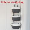 Multipurpose Foldable Cotton Hanging Basket For Bedroom Organizing