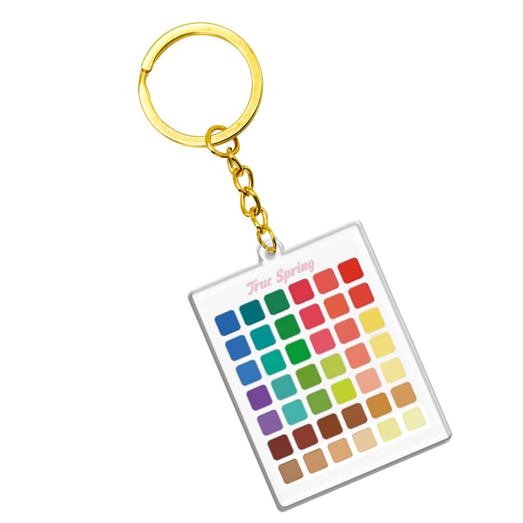 Einzigartiger saisonaler Schlüsselanhänger Hochwertiger bruchsicherer Acryl-Schlüsselanhänger Zubehör für Tasche, Geldbörsen und Rucksäcke