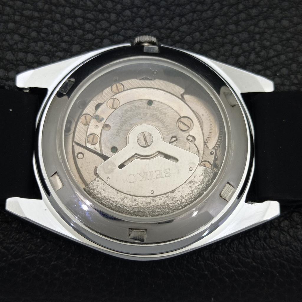 REFURBISHED SEIKO AUTOMATIC 6309A JAPAN MENS VINTAGE SILVER DIAL WATCH a701700-5 R206c-a701700