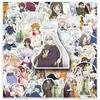 50 Kamigami no Hajimemashita Graffiti Stickers - Japanese Anime Decor for Phone and Tablet Cases