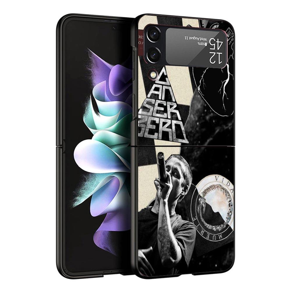 Residente C-Canserbero Case For Samsung Galaxy Z Flip 7 6 5 4 3 z Flip7 Flip6 Flip5 Flip4 5G Phone Cover Flip3 Folding Coque