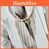 Baroque Pearl Style Heart Pendant Necklace For Women With Multilayer Design