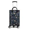 Foldable Large Capacity Portable Grocery Cart with Universal Wheels