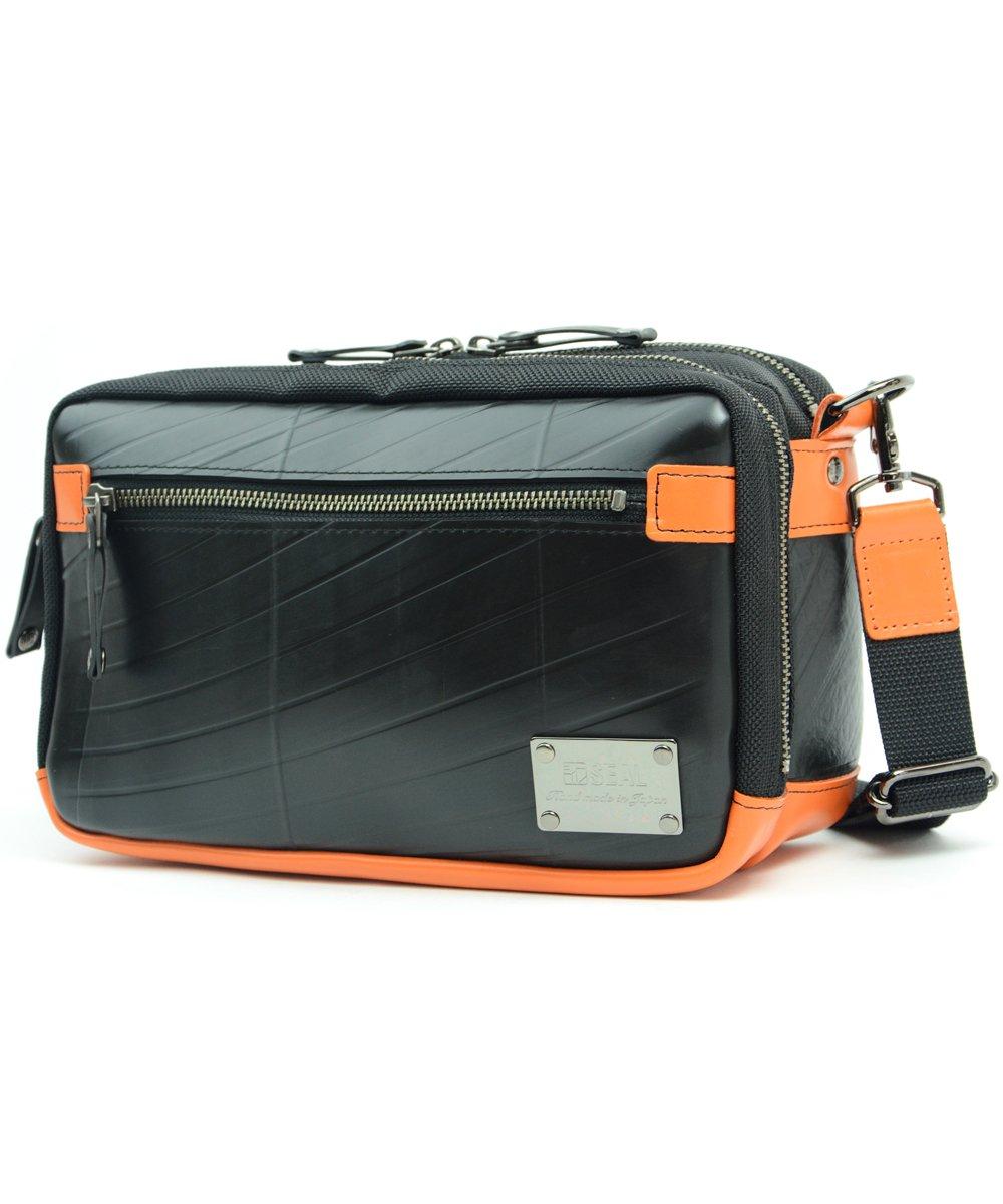

SEAL Travel Mini Shoulder Bag Shoulder Bag Crossbody Bag Waterproof Motorcycle Travel Bag Made in Japan Men s PS-099OR помаранчевий