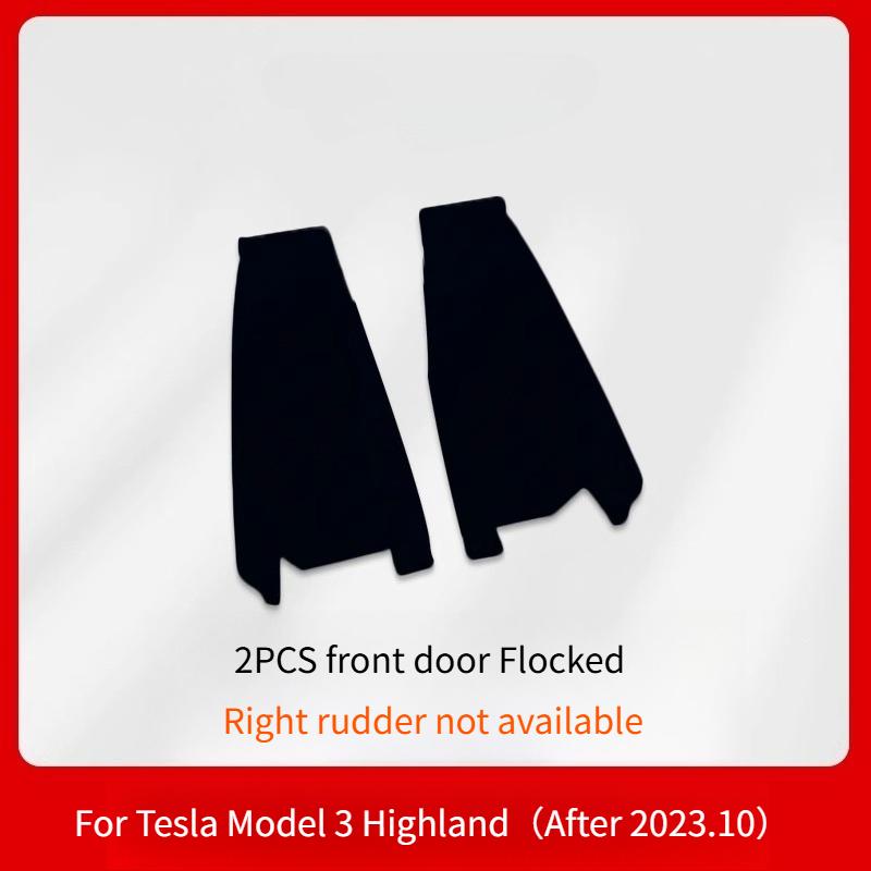 Door Side Storage Box for Tesla Model 3 -2025/Model Y -2025 Armrest Phone Container Door Organizer Handle Pocket Tray