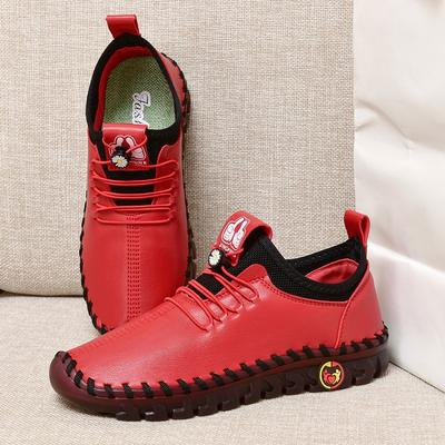 Hand-sewn Soft-soled Mother Casual Women's Shoes, New Beef Tendon Soles, Leather Not Tired Feet, Breathable Women's Shoes Aged 40 To 50