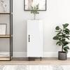 Sideboard High Gloss White 34.5 x 34 x 90 cm Engineered Wood