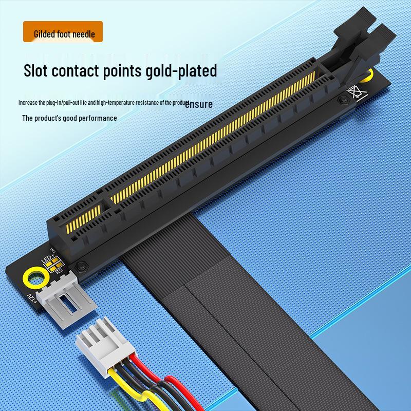 90° PCI-E 16X To M.2 NGFF Key M Extension Cable
