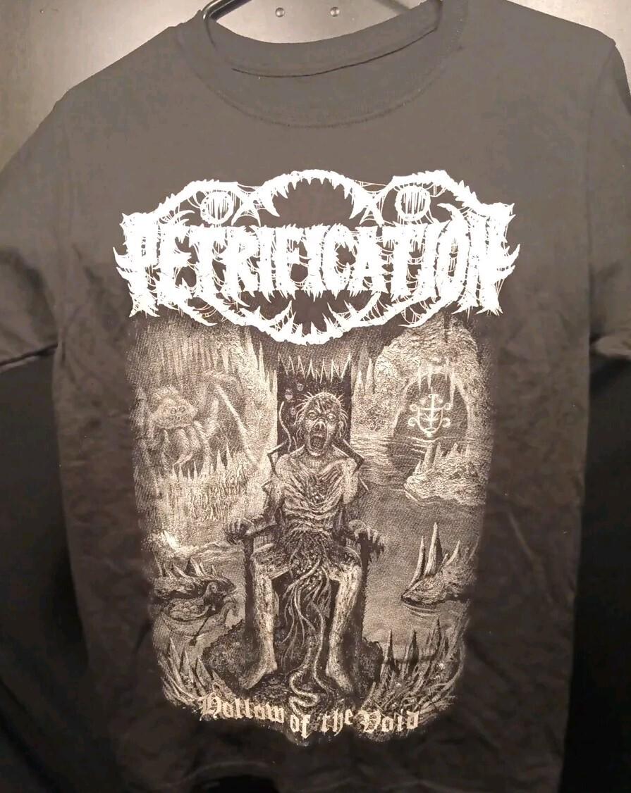 PETRIFICATION Black Shirt (Small) Death Metal Deicide Obituary OSDM Tour 2018 Unisex T-Shirt L
