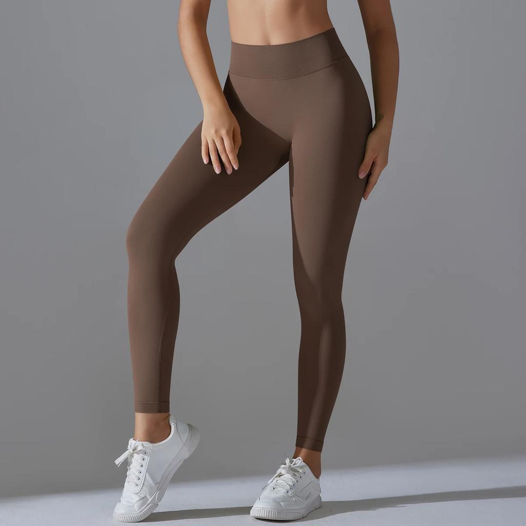 Seamless High Waist Yoga Pants for Women - Sexy Booty Lifting Gym Leggings for Running Cycling Fitness Wear