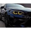 Lemon Yellow Angel Eyes Fit For BMW M2 2 series DRL multicolor LED F22 F23 F87 LCI daytime running light 63117494851 63117494852