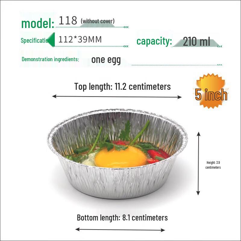 Saint Bailey Disposable Aluminum Foil Food Container
