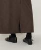 Musinsa Standard Woman Women'S Synthetic Suede Maxi Skirt [Brown]