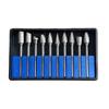 Carbide Burr Rotary File Set: Carving Knife, Drill Bit, Grinding Head for Root Carving and Hardware Tools