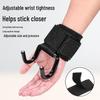 Longchan Anti-slip Weightlifting Grip Hooks with Wrist Wraps