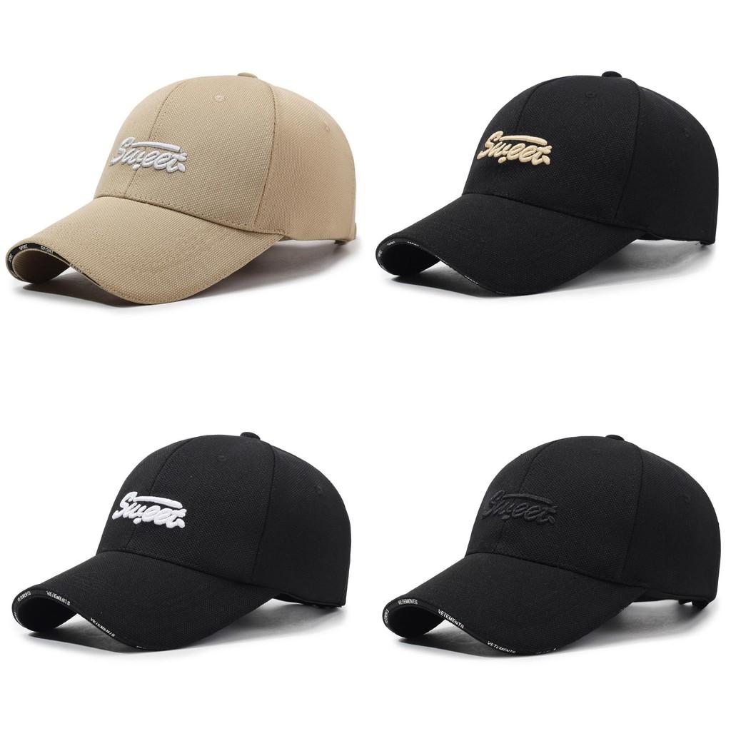 Embroidery Sweet Letter Baseball Cap Sun Protection Breathable Gift Outdoor