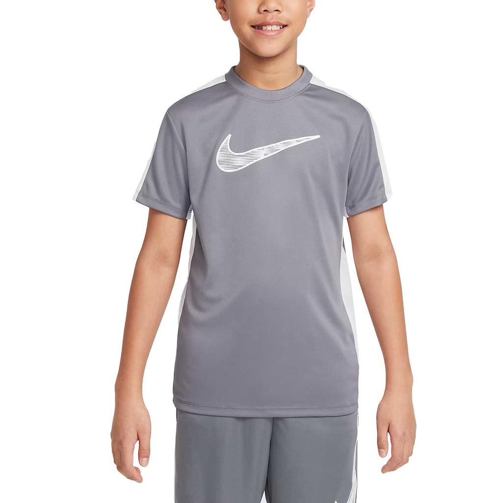 Nike Dri Fit T Shirt Trophy23 Smoke Gray Teenagers HF8079-085