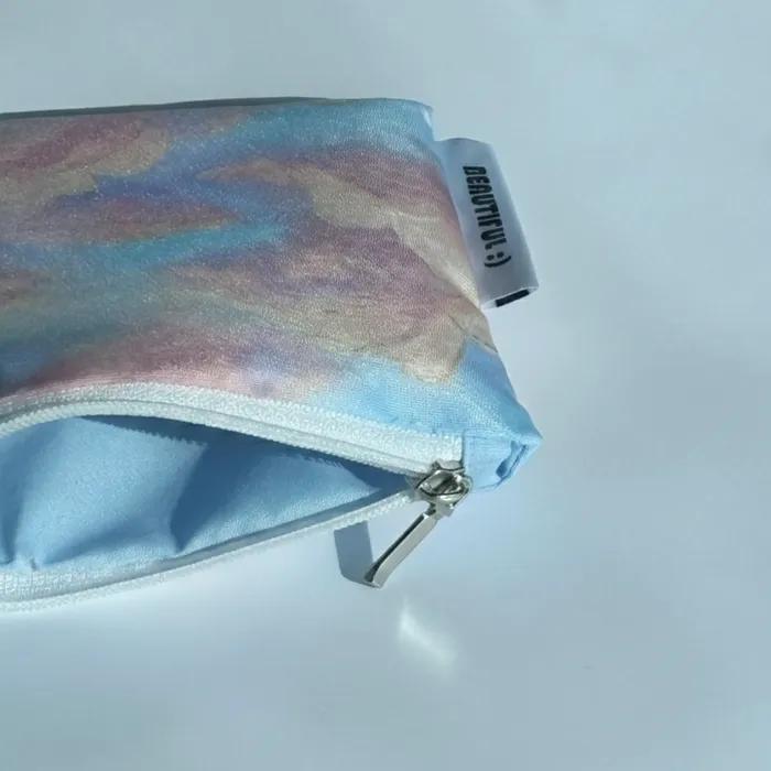 Sunset zipper pouch