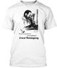 Ernest Hemingway 100% Bomull T-shirt Herr T-shirts Topp Tillverkad i USA T-shirt Tee Topp Unisex