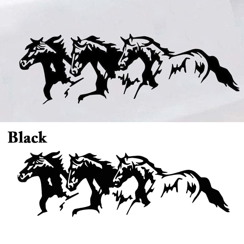 Waterproof Car Sticker Black Decoration Sticker PET Material