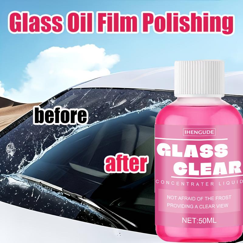 Concentrated Car Glass Coating Waterproof Windshield Wiper Fluid, Keeps Surfaces Smooth, Rainproof, and Anti-Fog Without Streaks, Quickly R