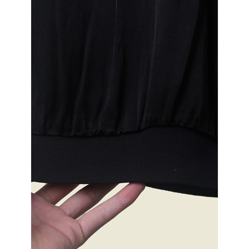 Stick-on Crystals Shiny Sleeveless Shoelace Vest Elegant Women's Black Bottoming Vest Top