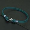 Snyggt Ankararmband för Män Rostfritt Stål Utvalt Högkvalitativt 2 mm Flätat Rep Som Inte Bleknar Eller Deformeras Pulseria Homme