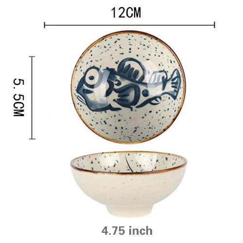 

Японский стиль ретро миски для риса креативные милые маленькие миски бытовые подглазурные керамические миски для риса десертные миски миски для лапши