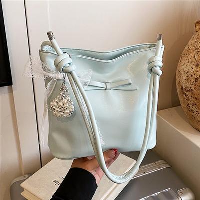 Fashion Bow Handbag Women's New Versatile Shoulder Underarm Bag