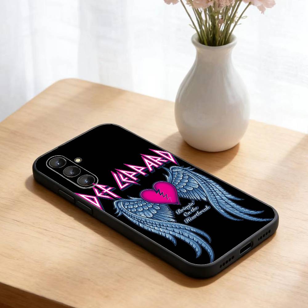 Hot rock band D-Def leppard Phone Case For Samsung Galaxy A73,A21s,A22,A31,A52,A53,A71,A41Soft Black Shell