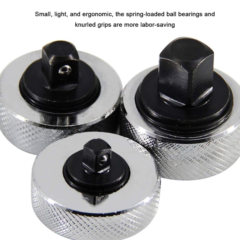 Mini 2-Way Ratchet Socket Wrench Carbon Steel Socket Finger Spanner Reversible Sleeve Adapter