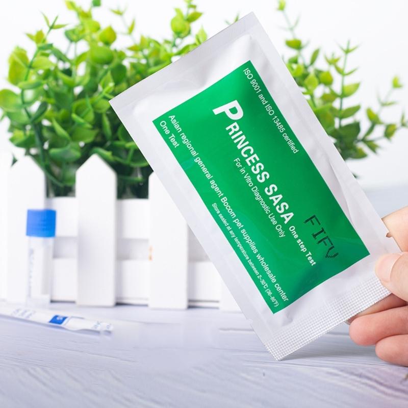 Kituri de Testare pentru Câini Pisici Pahar de Unică Folosință și Sticlă cu Diluant pentru Colectarea Urinei Fecale Detectarea CPV-CDV-FPV-TOXO-CCV