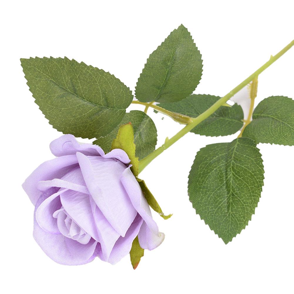 Home Decor Flower Wedding Flower Artificial Velvet Rose Bright Colors