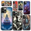 Lord Shiva Hindu God Buddha India Soft Phone Case For iPhone 17 Air 16 15 14 Max Plus 11 12 13 Pro Max Phone Coque Fundas