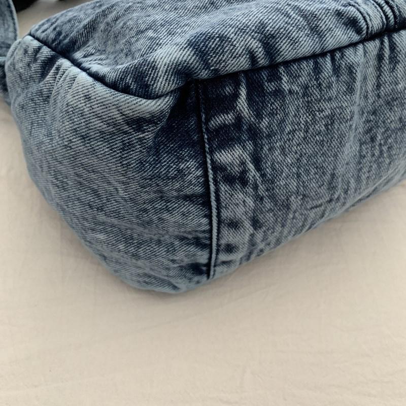 Denim Bag Women's Crossbody Bag Large Capacity Commuter Shoulder Bag