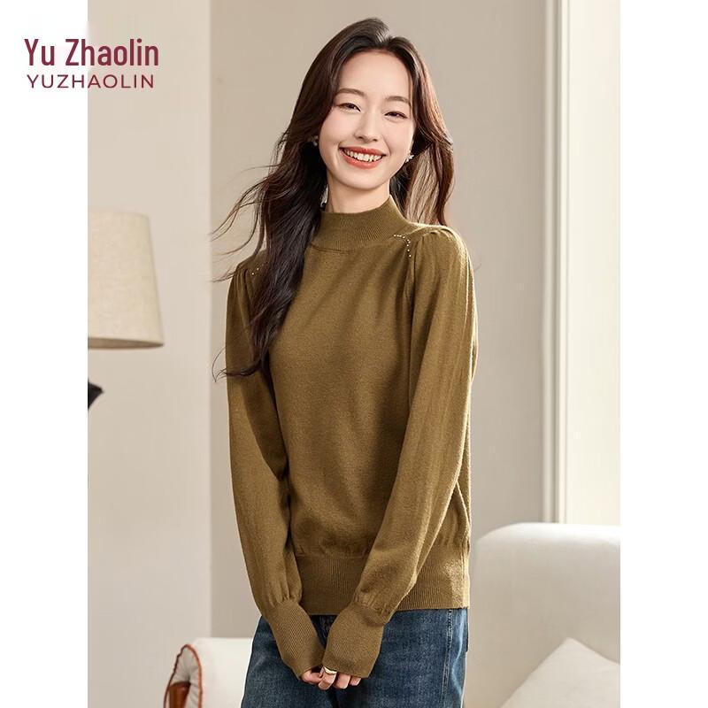 YUZHAOLIN Women's Autumn/Winter High-Neck Knit Sweater