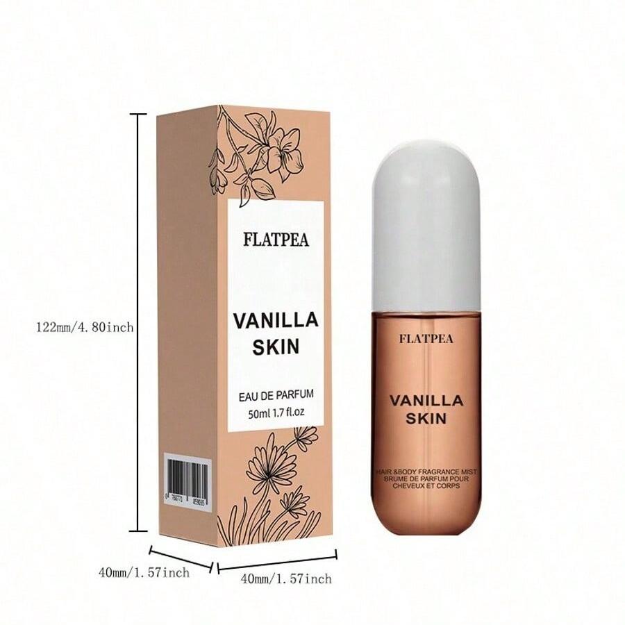 

50ml Coconut Vanilla Body Spray Alcohol-free Long-lasting Fragrance Great for Office Holiday Celebrations Travel Essential 50ml